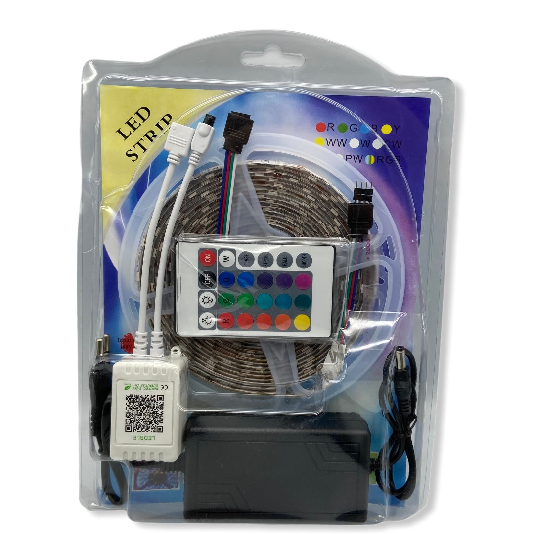 Tira de Luces Led 5mts Extensible con Bluetooth