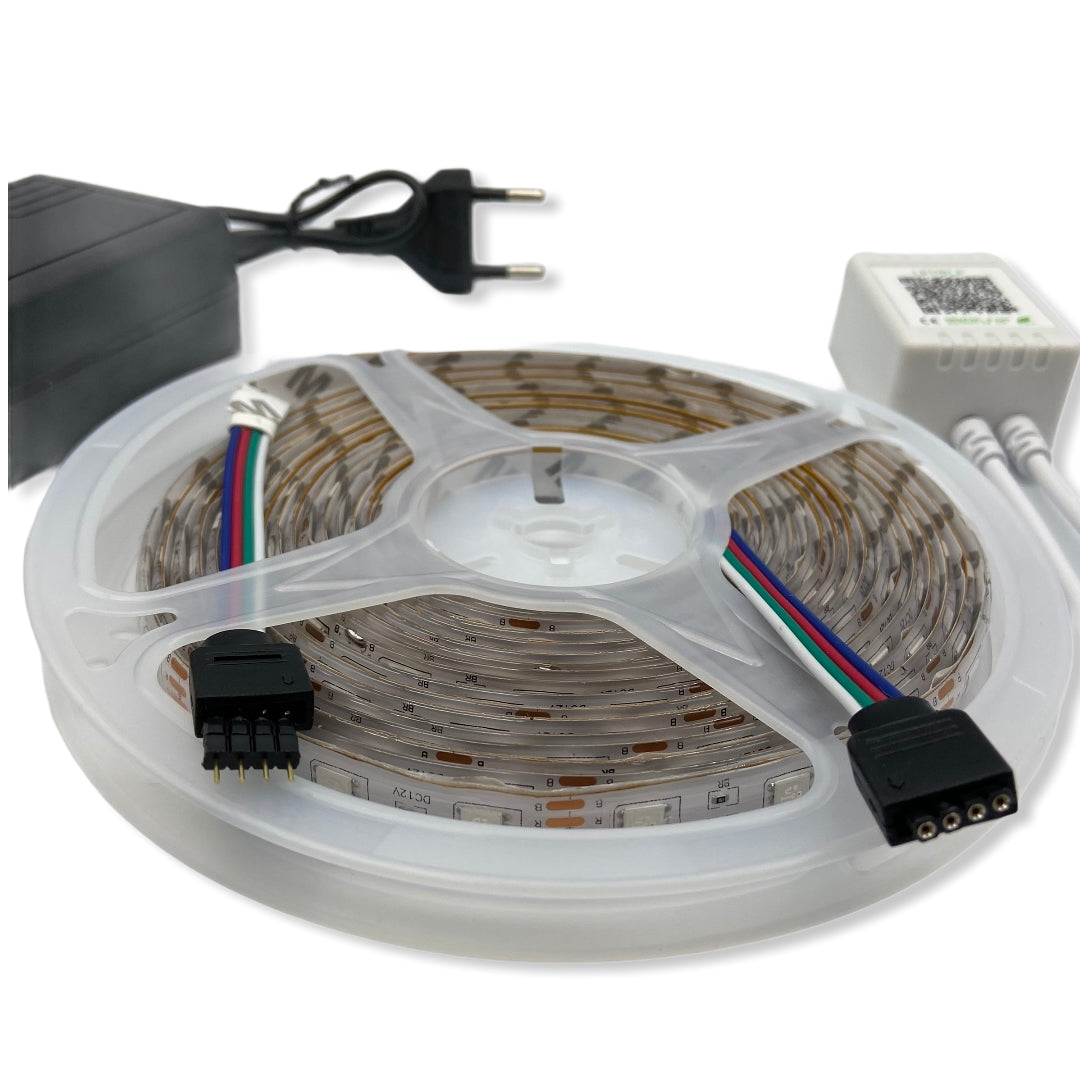 Tira de Luces Led 5mts Extensible con Bluetooth